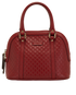 Microguccissima Dome Bag, &pound;550, Handbags, Red, Leather, Front view